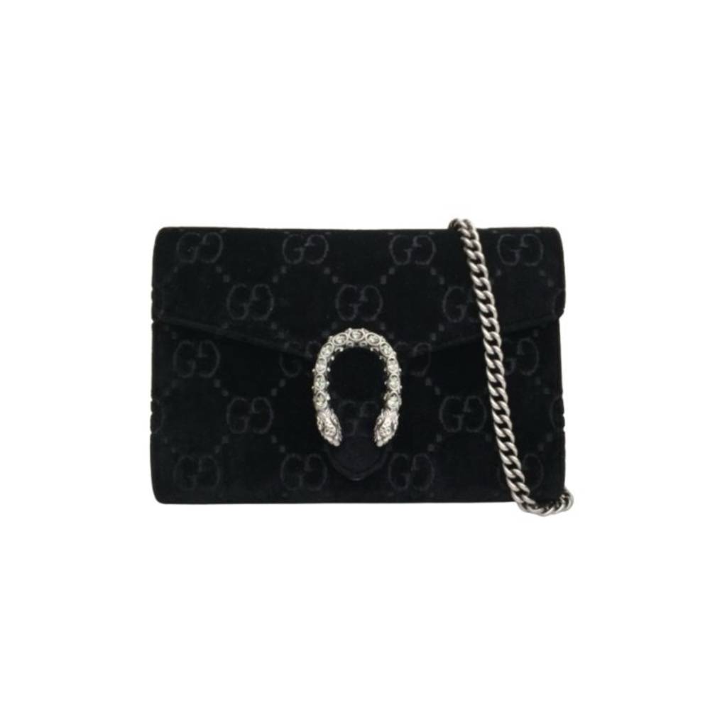 Gucci dionysus velvet woc crossbody or shoulder bag black